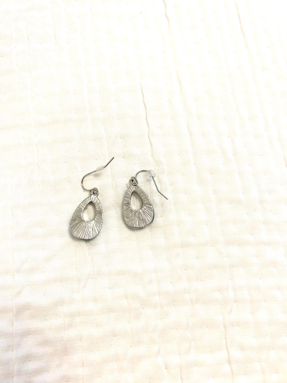 Silver Earings and Ring Set Turqoise Stone - Picture 3 of 7